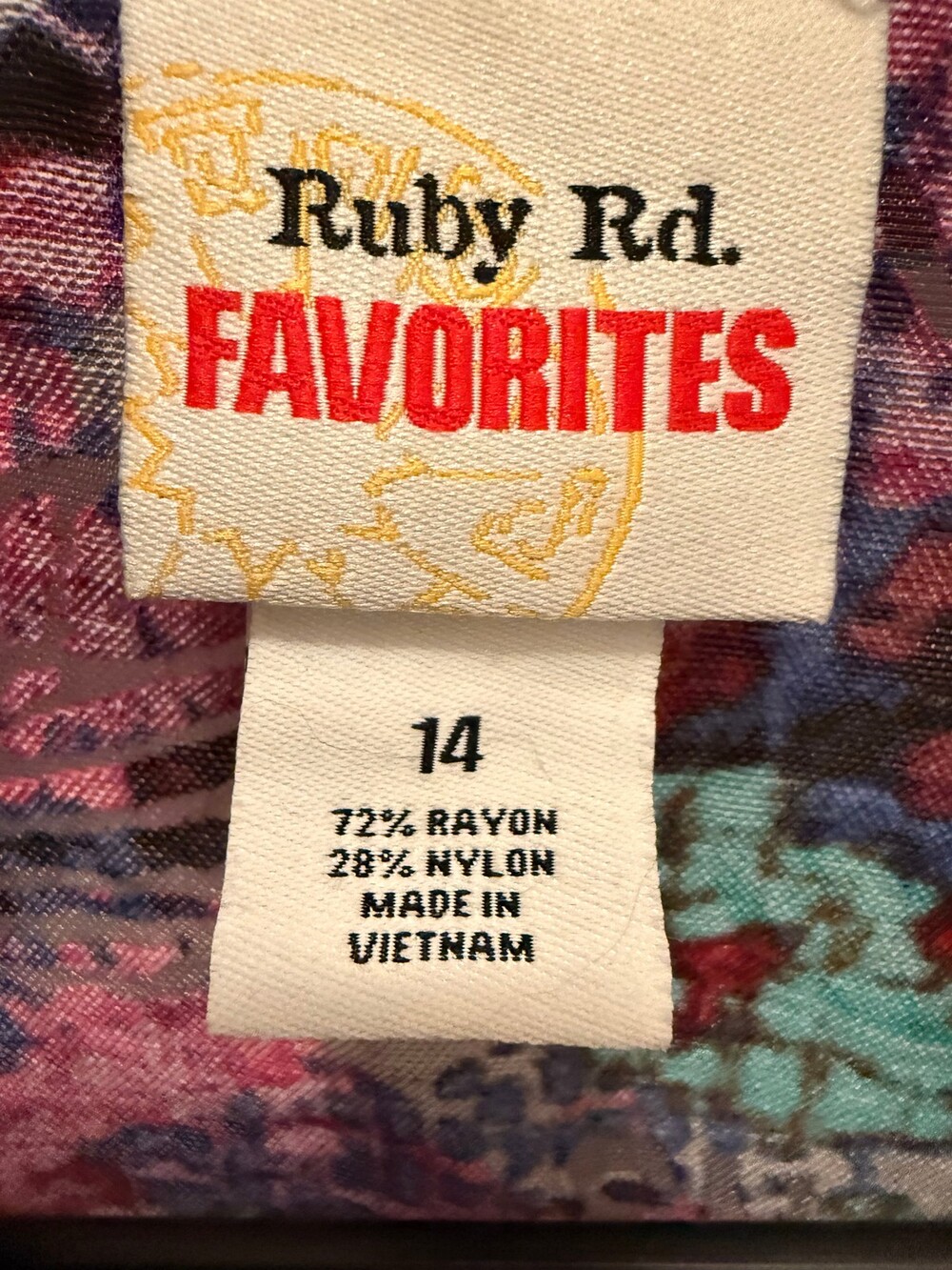 Ruby Rd. Favorites, Women's Floral Jacket, Size 14 - Picture 2 of 3